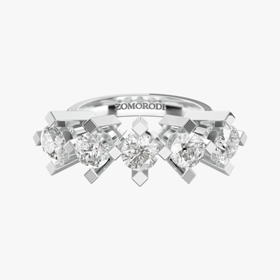 Helin (0.40 carat) Five-Stone Wedding Ring